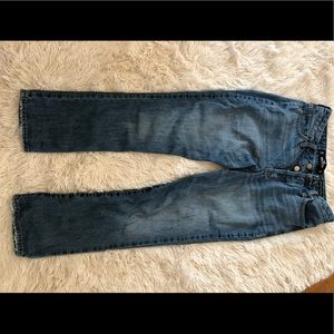 high rise vintage straight jeans
